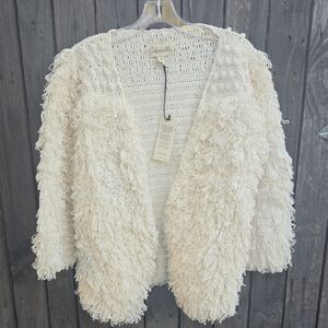 Cleobella Cream Textured Cardigan